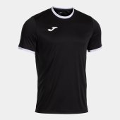 Pánské tričko JOMA COMBI PREMIUM SHORT SLEEVE T-SHIRT BLACK WHITE