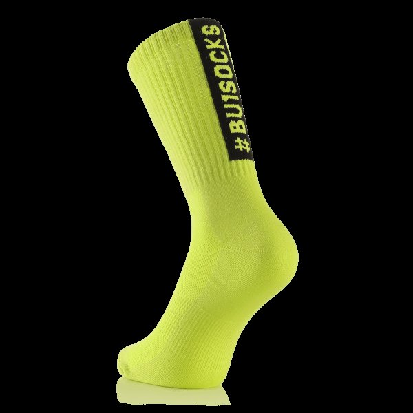 Pánské ponožky BU1 NeonYellowSocks - foto 1