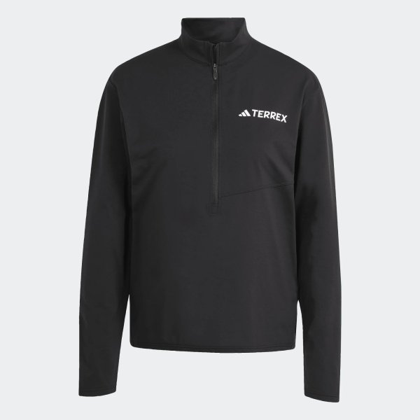 Dámské tričko s dlouhým rukávem adidas W MT HALFZ LS T - foto 1