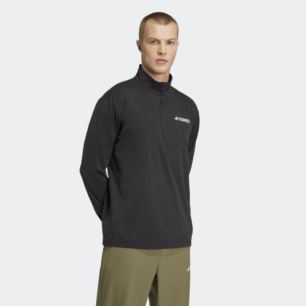 Pánské tričko s dlouhým rukávem adidas MT HALFZ LS TEE - foto 4