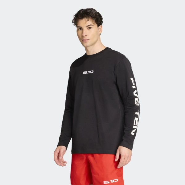 Tričko s dlouhým rukávem adidas 5.10 LOGO LS - foto 1