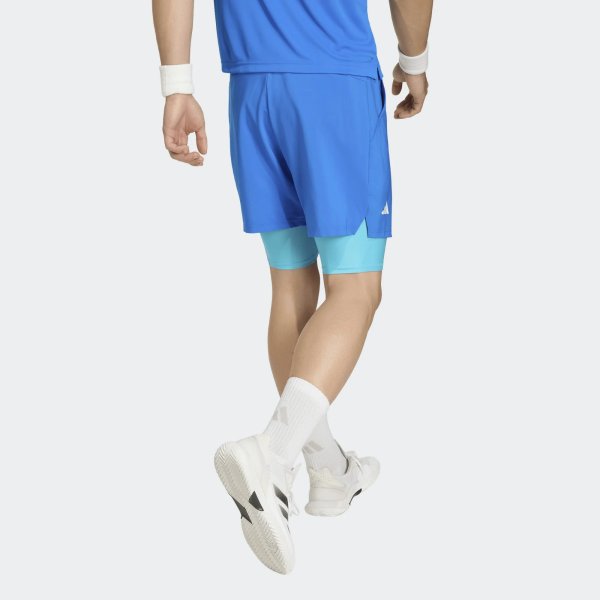 Pánské šortky adidas CLUB 2IN1 SHORT - foto 2