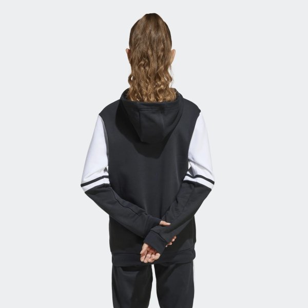 Dětská mikina adidas SQ25 SW HOOD Y - foto 3