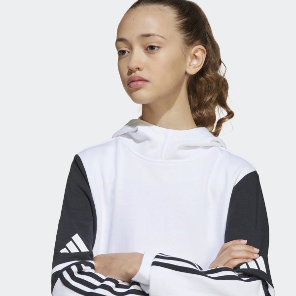 Dětská mikina adidas SQ25 SW HOOD Y - foto 6