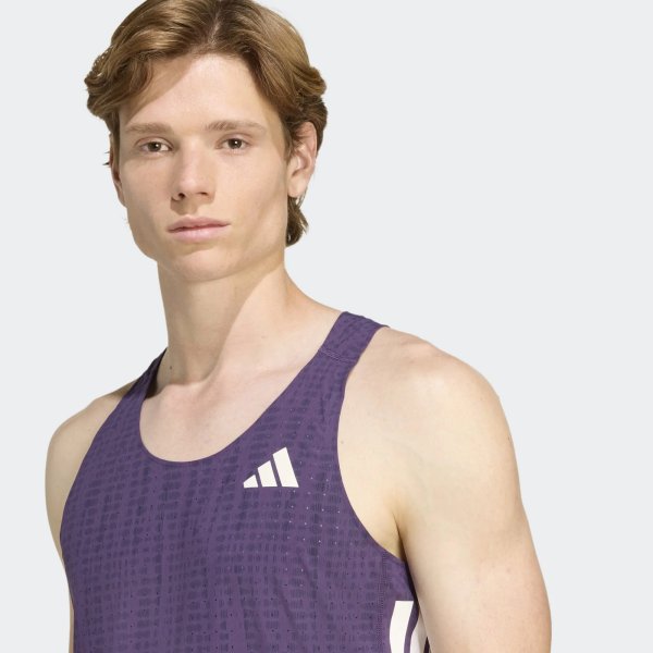 Pánské tílko adidas ADIZERO SNGLT M - foto 5