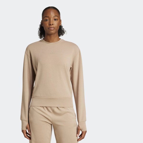 Dámská mikina adidas D4T KNIT CREW - foto 1