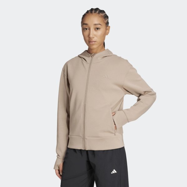 Dámská mikina adidas D4T FZ HOODIE - foto 1