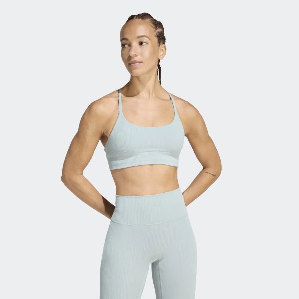 Dámská sportovní podprsenka adidas ALL ME RIB LS - foto 2