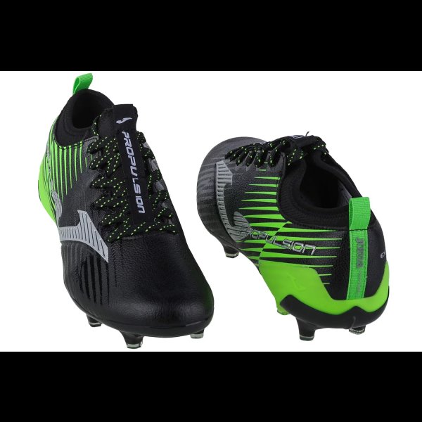 Pánské kopačky lisovky JOMA PROPULSION CUP 2301 BLACK GREEN FLUOR FIRM GROUND - foto 5