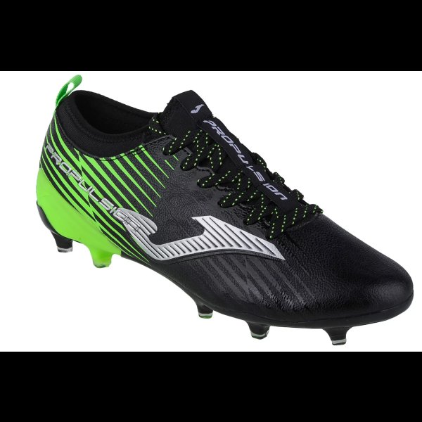 Pánské kopačky lisovky JOMA PROPULSION CUP 2301 BLACK GREEN FLUOR FIRM GROUND - foto 1