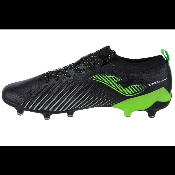 Pánské kopačky lisovky JOMA PROPULSION CUP 2301 BLACK GREEN FLUOR FIRM GROUND - foto 2