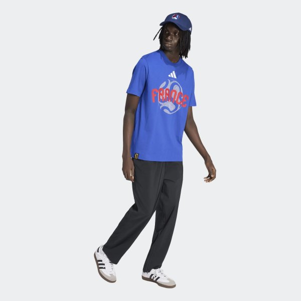 Pánské tričko adidas FRA OLP TEE - foto 3