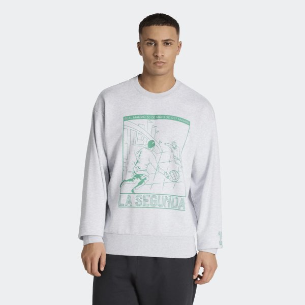 Pánská mikina adidas REAL HER CR - foto 1