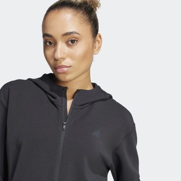 Dámská mikina adidas D4T FZ HOODIE - foto 7