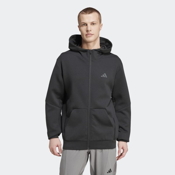 Pánská mikina adidas D4T FULL-ZIP HO - foto 2
