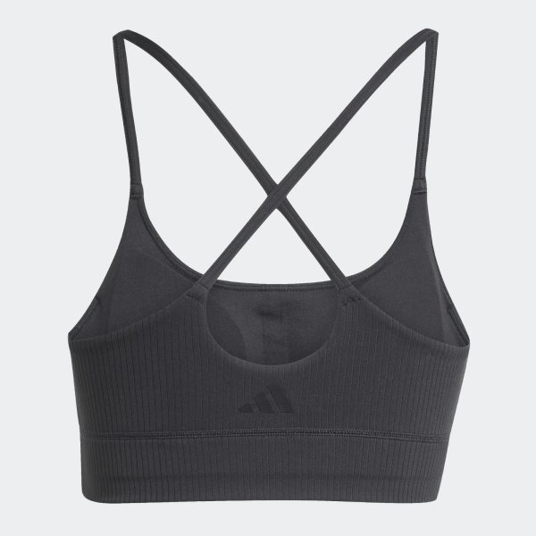 Dámská sportovní podprsenka adidas ALL ME RIB LS - foto 1