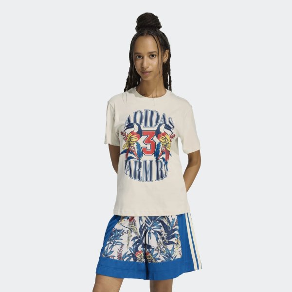 Dámské tričko adidas FARM GFX TEE - foto 1
