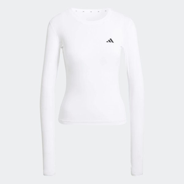 Dámské tričko s dlouhým rukávem adidas PL ESS C LS - foto 0