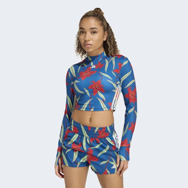 Dámské tričko s dlouhým rukávem adidas TRN LONG SLEEVE - foto 1