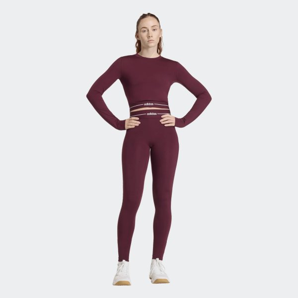 Dámské tričko s dlouhým rukávem adidas Q1 HYG LS - foto 4