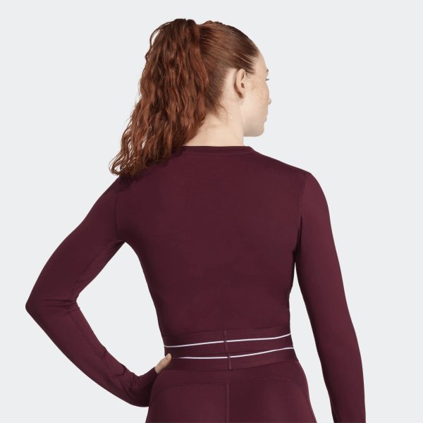 Dámské tričko s dlouhým rukávem adidas Q1 HYG LS - foto 5
