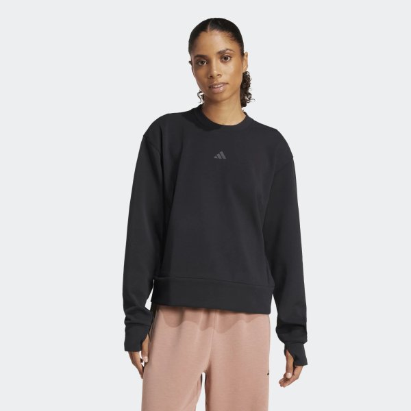 Dámská mikina adidas D4T KNIT CREW - foto 2