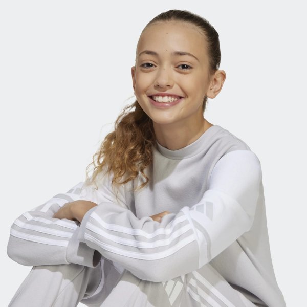 Dětská mikina adidas SQ25 SW CREW Y - foto 5