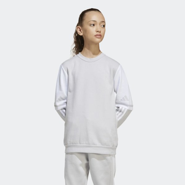 Dětská mikina adidas SQ25 SW CREW Y - foto 2