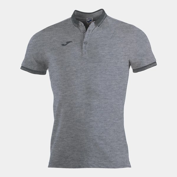 Pánské polo tričko JOMA S/S POLO SHIRT BALI II GREY - foto 0