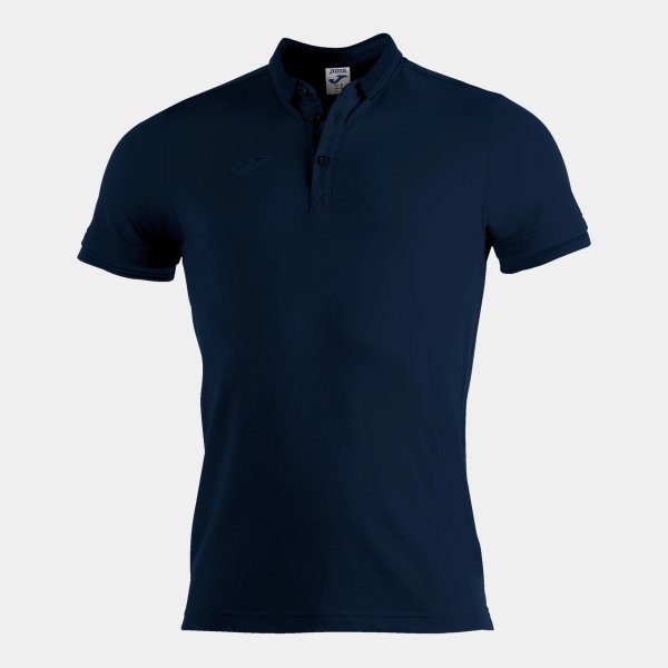 Pánské polo tričko JOMA S/S POLO SHIRT BALI II NAVY BLUE - foto 0
