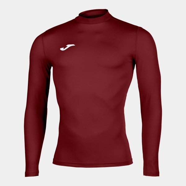 Pánské funkční tričko JOMA L/S T-SHIRT BRAMA ACADEMY DARK RED - foto 0