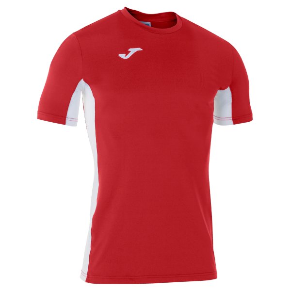 Pánské tričko JOMA SUPERLIGA T-SHIRT RED-WHITE S/S - foto 0