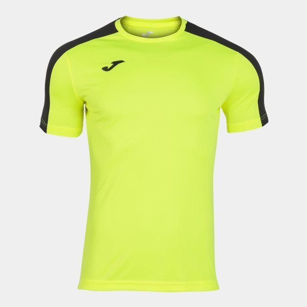 Pánské tričko JOMA FLUORESCENT YELLOW-BLACK ACADEMY T-SHIRT M/C - foto 0