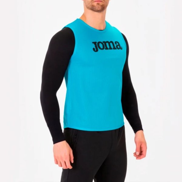 Pánské tílko JOMA TRAINING BIB FLUOR TURQUOISE - foto 2