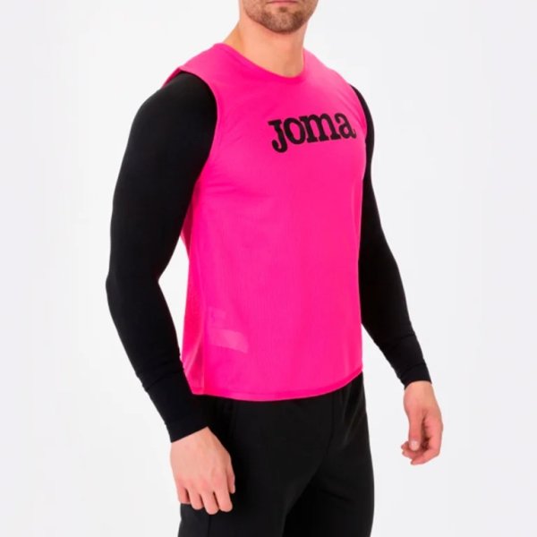 Pánské tílko JOMA TRAINING BIB FLUOR PINK - foto 2