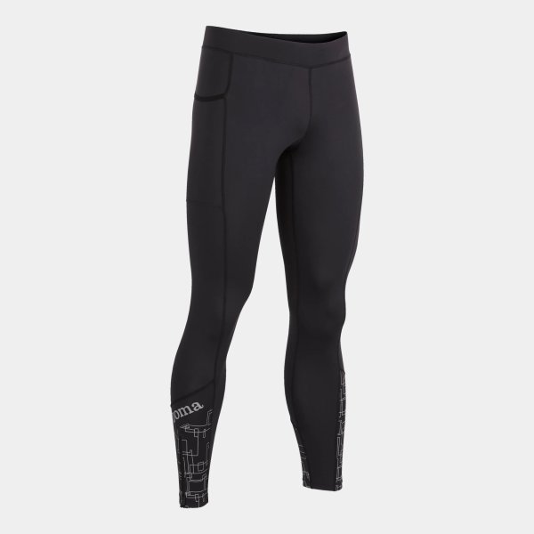 Pánské legíny JOMA ELITE VIII LONG TIGHTS BLACK - foto 0