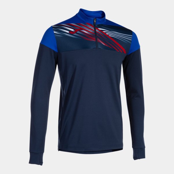 Pánská mikina JOMA ELITE X SWEATSHIRT NAVY ROYAL - foto 0