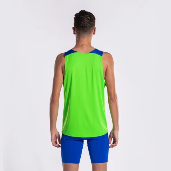 Pánské tílko JOMA ELITE X SLEEVELESS SHIRT FLUOR GREEN ROYAL - foto 3