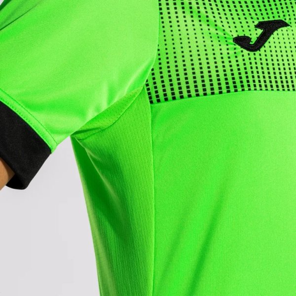 Pánské tričko JOMA SUPERNOVA IV SHORT SLEEVE T-SHIRT FLUOR GREEN BLACK - foto 7