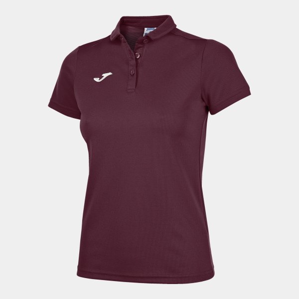 Dámské polo tričko JOMA HOBBY WOMEN'S POLO SHIRT BURGUNDY S/S - foto 0