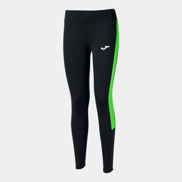 Dámské legíny JOMA ECO CHAMPIONSHIP LONG TIGHTS BLACK FLUOR GREEN - foto 0