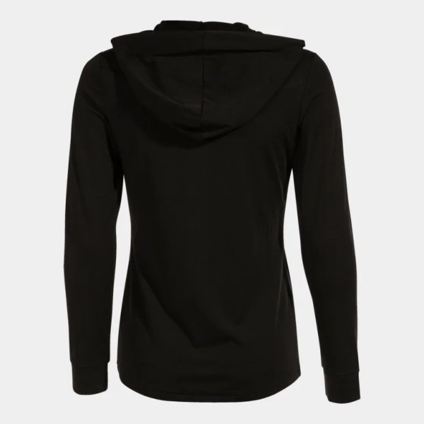 Dámská mikina JOMA SCULPTURE II ZIP-UP HOODIE BLACK - foto 1