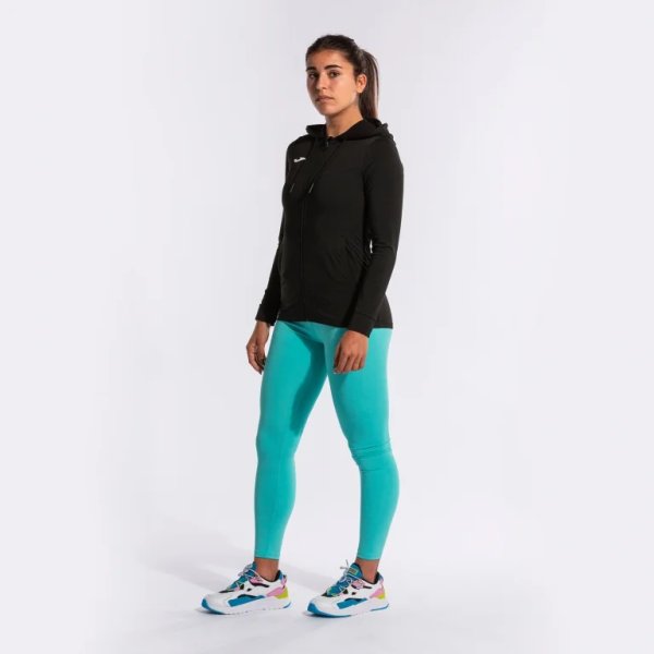 Dámská mikina JOMA SCULPTURE II ZIP-UP HOODIE BLACK - foto 7