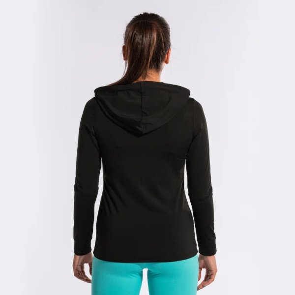Dámská mikina JOMA SCULPTURE II ZIP-UP HOODIE BLACK - foto 5