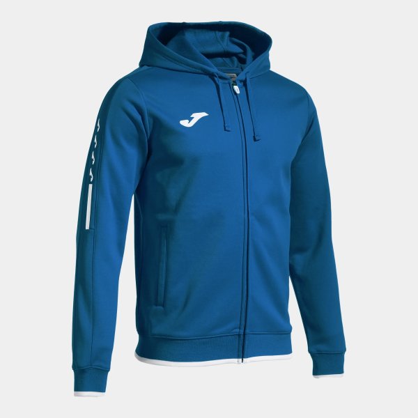 Pánská mikina JOMA OLIMPIADA ZIP-UP HOODIE ROYAL - foto 0