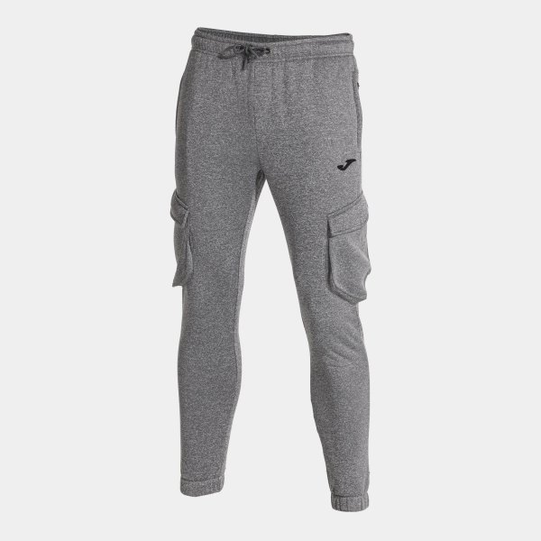 Pánské tepláky JOMA CAMPUS STREET LONG PANTS MELANGE GREY - foto 0