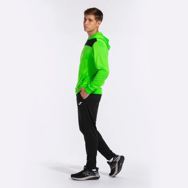 Pánská souprava JOMA PHOENIX II TRACKSUIT FLUOR GREEN BLACK - foto 6