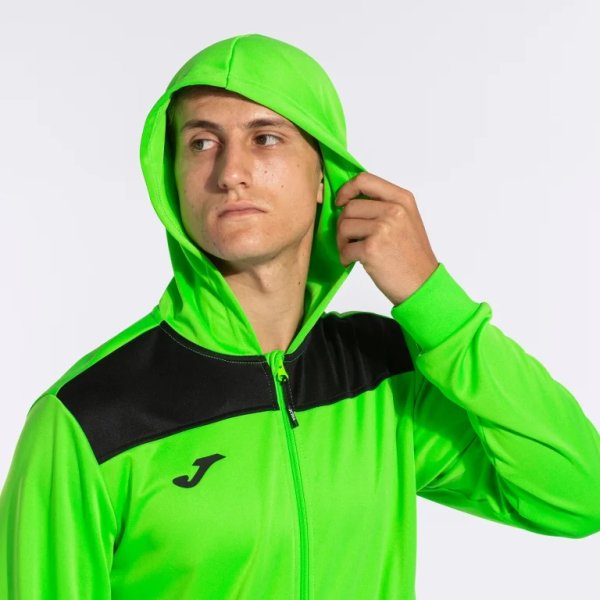 Pánská souprava JOMA PHOENIX II TRACKSUIT FLUOR GREEN BLACK - foto 8