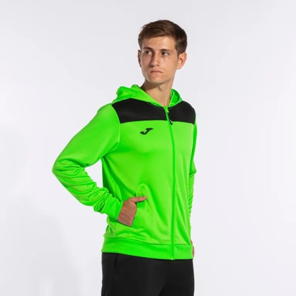 Pánská souprava JOMA PHOENIX II TRACKSUIT FLUOR GREEN BLACK - foto 4