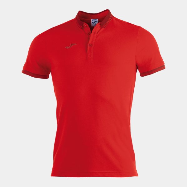 Pánské polo tričko JOMA S/S POLO SHIRT BALI II RED - foto 0